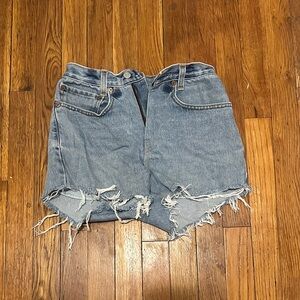 Levi’s Distressed Denim Women Shorts